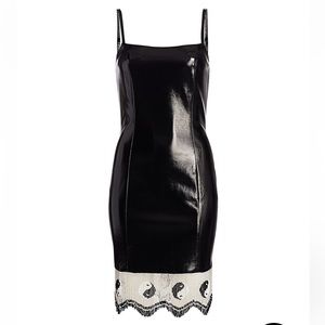 STAUD Joan Beaded Hem Dress